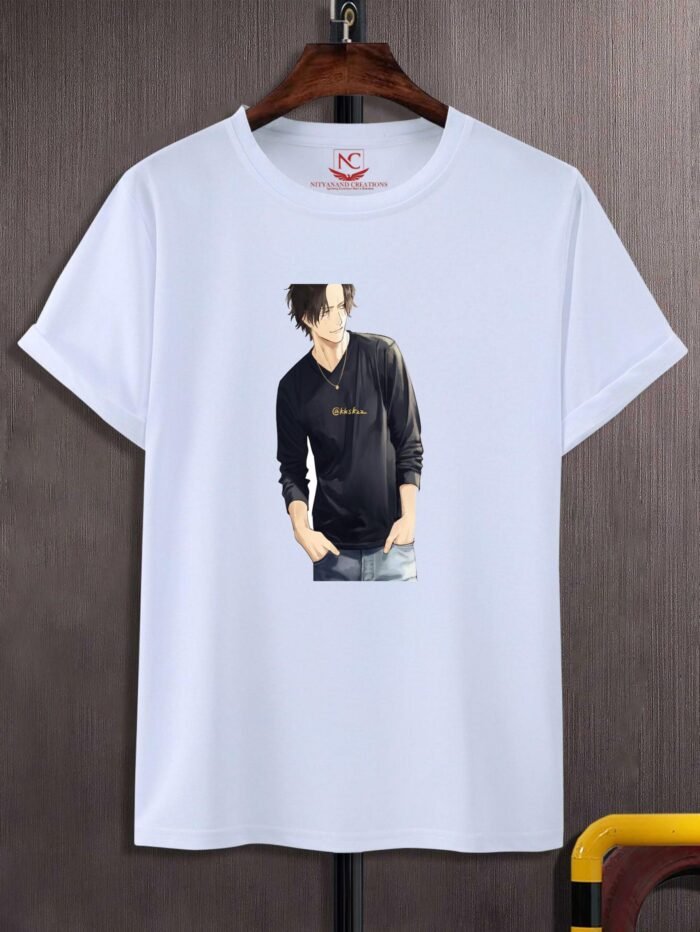 Portgas D. Ace Graphic White T-Shirt-1584