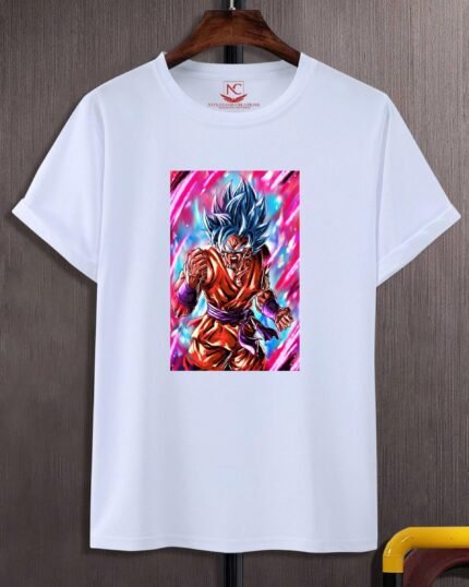 Dragon Ball Super Graphic Printed White T-Shirt-1585