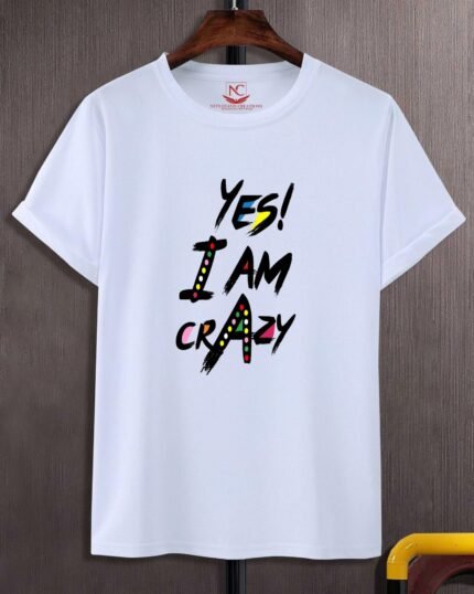 Embrace the Madness Yes I Am Crazy Graphic Tee-1604