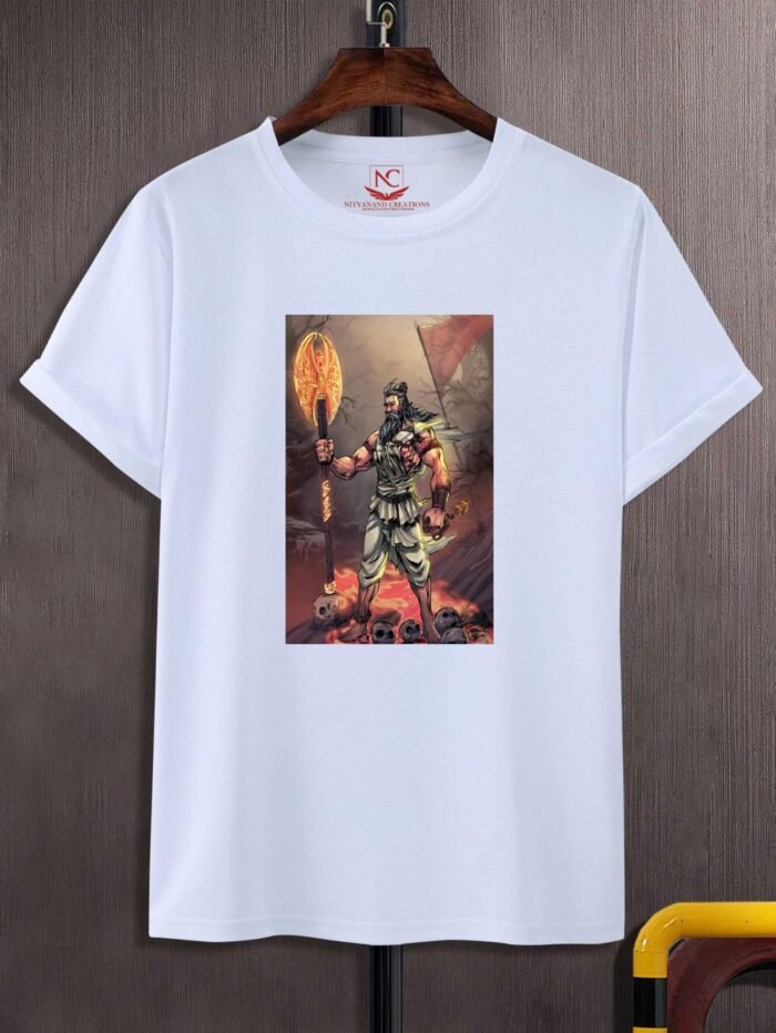 Divine Warrior Bhagwan Parshuram Graphic Tee-1606
