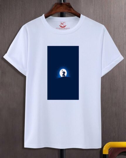 Mahadev Majesty Graphic Printed White Tee-1618