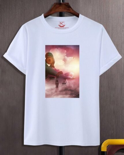 Mahadev Ji Sacred Graphic Print White Tee-1629