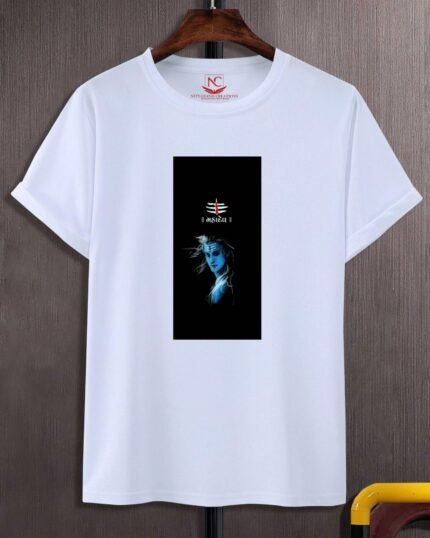 Neelkanth Divine Graphic Print White Tee-1636