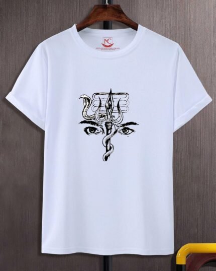 Bhola Ji Divine White Graphic Tee-1711
