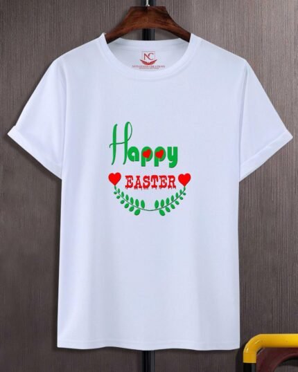 Joyful Baster Graphic Printed White Tee-1717