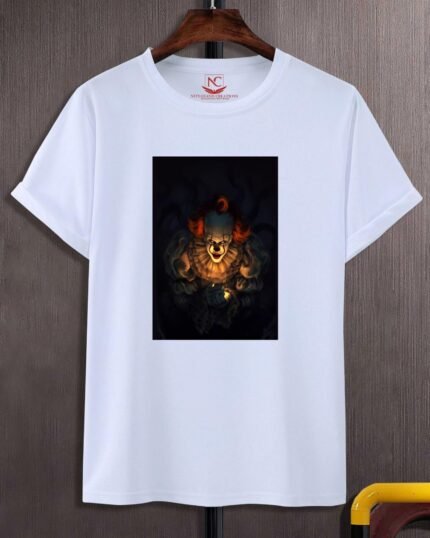 Joker Graphic Printed White T-Shirt-1725