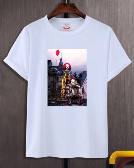 Joker Graphic Printed White T-Shirt-1734