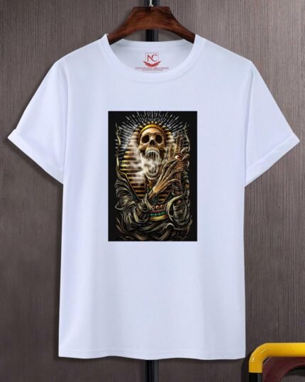 Epic Faroan Graphic Print White T-Shirt-1749