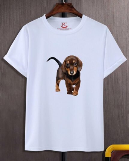 Cute Puppy Classic Graphic Tee-1809