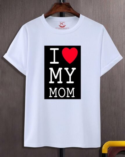 Love You, Mom Graphic Tee-1841