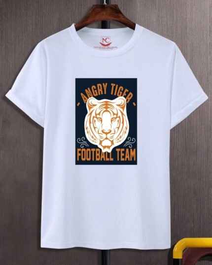 Fierce Roar Angry Tiger Graphic Tee-1921