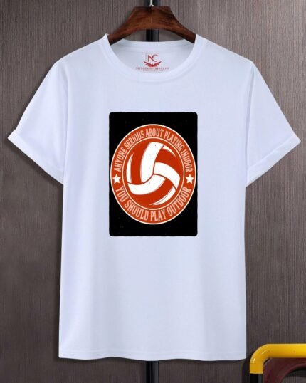 Badminton Passion Graphic Printed Tee-1922