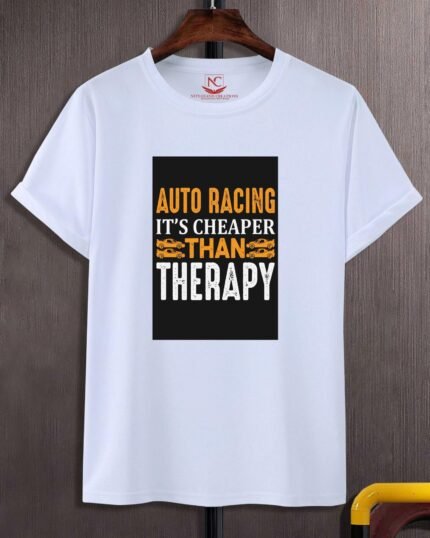 Auto Racing Graphic Printed Tee-1925