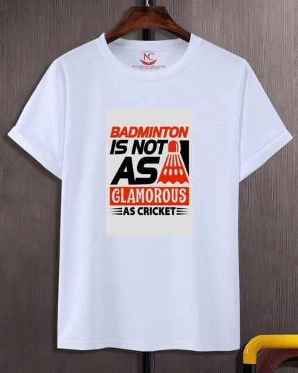 Badminton Passion Graphic Printed Tee-1928