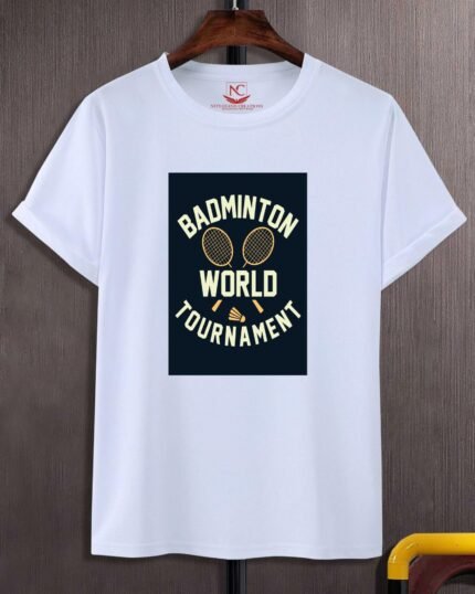 Badminton World Graphic Printed Tee-1930