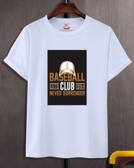 Baseball Club Graphic Printed Tee-1932