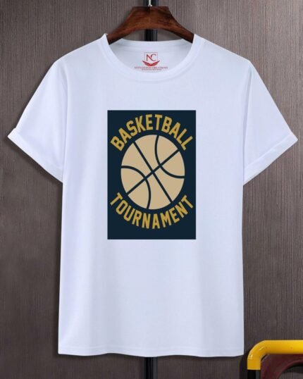 Basketball Tournament Graphic Printed Tee-1940