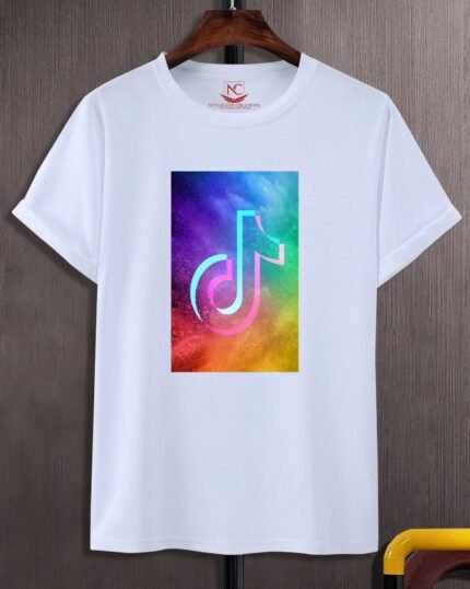 Viral Vibes TikTok Graphic Printed White T-Shirt-1949