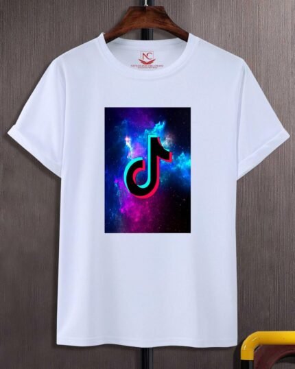 Viral Vibes TikTok Graphic Printed White T-Shirt-1950