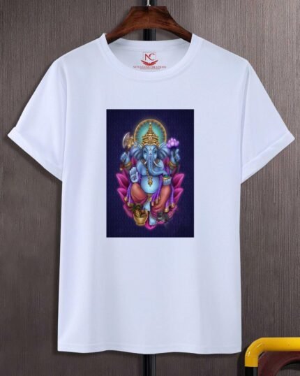 Ganesh Printed round neck T Shirt