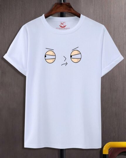 Peter Griffin Graphic Printed White T-Shirt-333