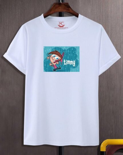 Timmy Turner Graphic Printed White T-Shirt-376