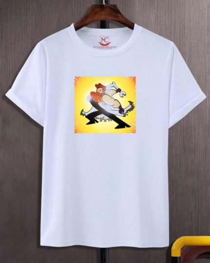 Beast Boy Graphic Printed White T-Shirt-381