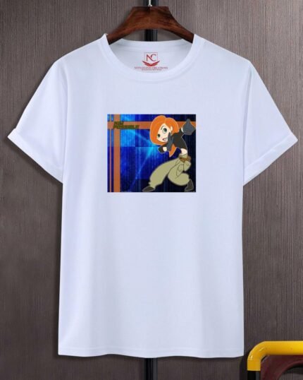 Kim Possible Graphic Printed White T-Shirt-383
