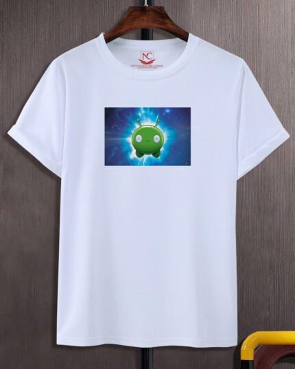 Final Space Graphic Printed White T-Shirt-414