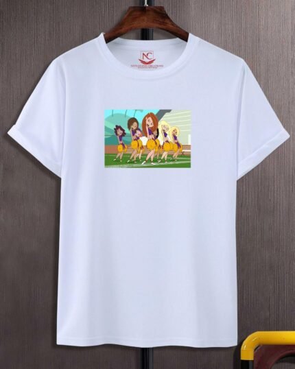 Kim Possible White Graphic Print T-Shirt-424