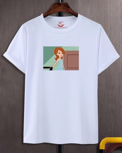Kim Possible White Graphic Print T-Shirt-425