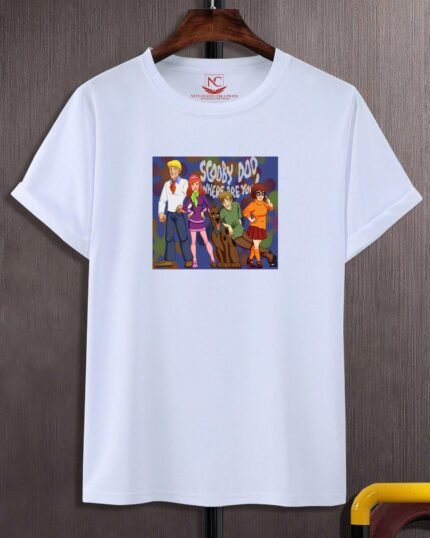 Scrappy-Doo Graphic Printed White T-shirt-445