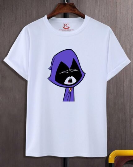 Beast Boy Graphic Print White T-Shirt-456