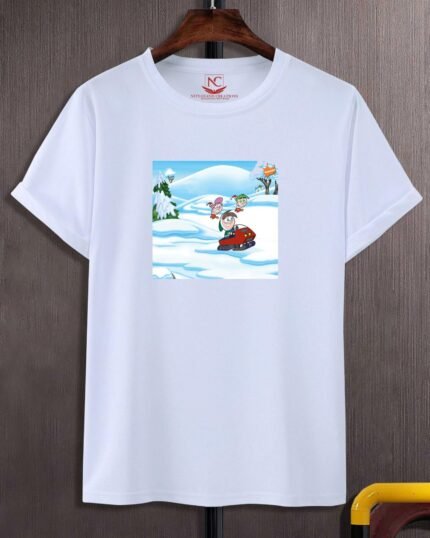 Timmy Turner Graphic Print White T-Shirt-512
