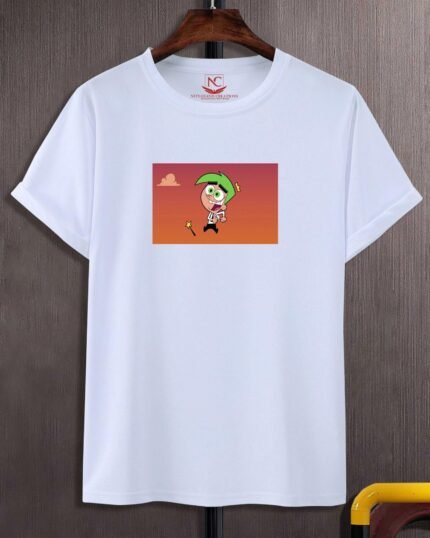 Timmy Turner Graphic Printed White T-Shirt-514