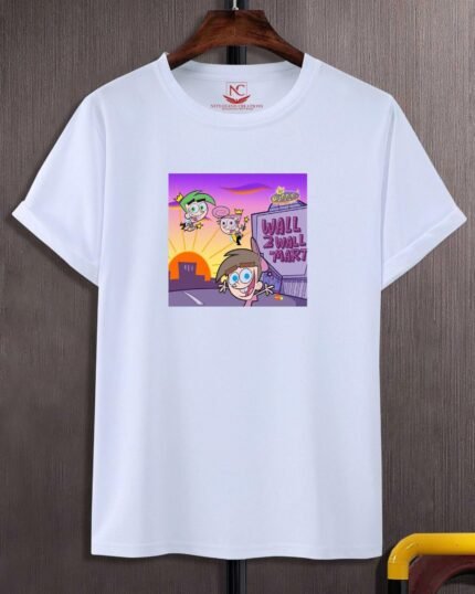Timmy Turner Graphic Printed White T-Shirt-515