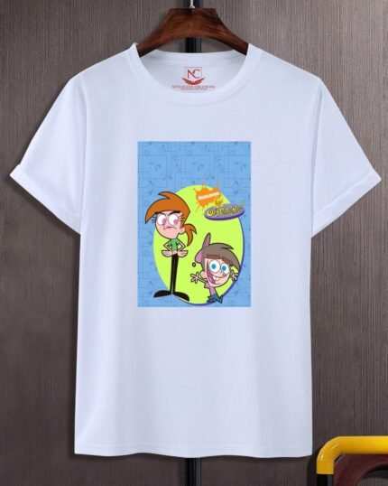 Timmy Turner Graphic Printed White T-Shirt-518