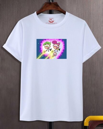 Timmy Turner Graphic Printed White T-Shirt-519