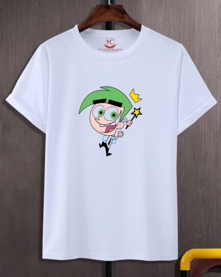 Timmy Turner Graphic Printed White T-Shirt-521