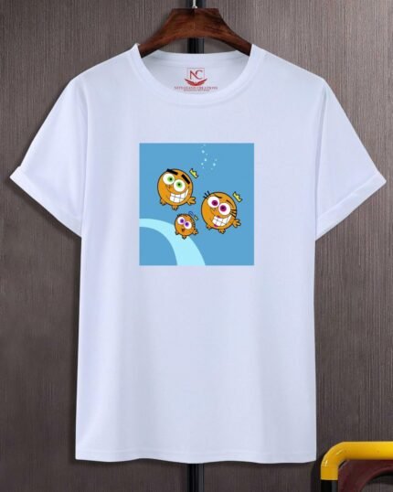 Timmy Turner Graphic Printed White T-Shirt-522