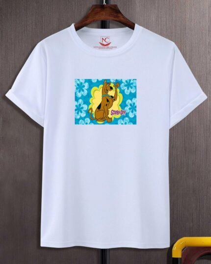 Scooby-Doo Graphic Printed White T-Shirt-523