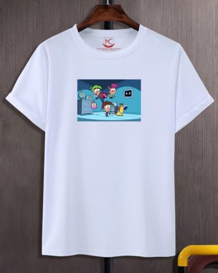 Timmy Turner Graphic Printed White T-Shirt-528