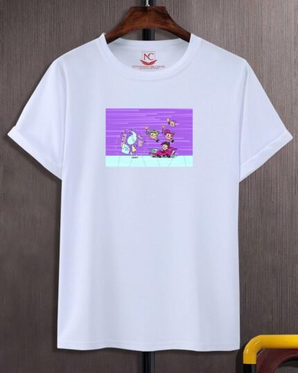 Timmy Turner Graphic Printed White T-Shirt-529
