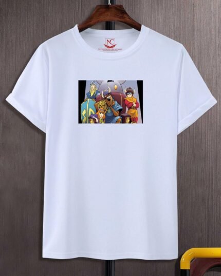 Scooby-Doo Graphic Printed White T-Shirt-536