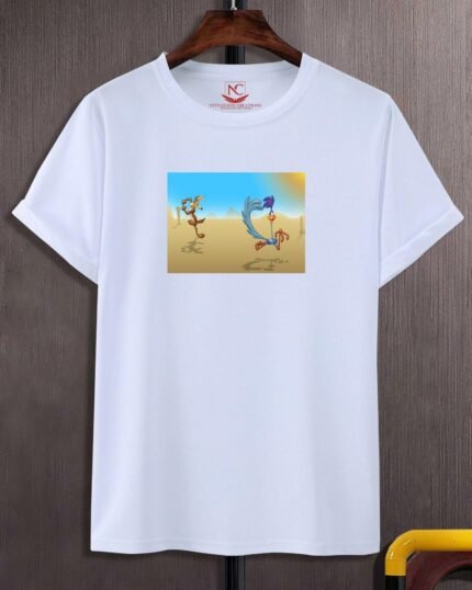 Looney Tunes Graphic Printed White T-Shirt-574