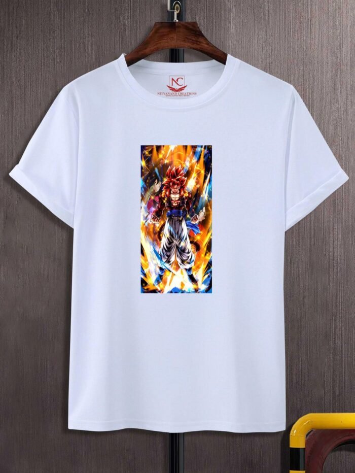 Gogeta Graphic Printed Polyester T-Shirt