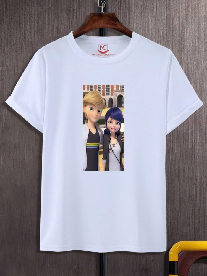 Ladybug Graphic Printed Polyester T-Shirt