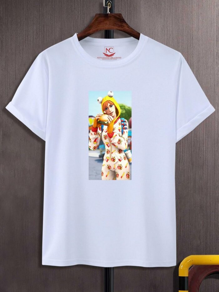 Fortnite Onesie Round Neck T-Shirt for Men