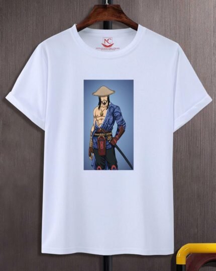 Susano Smite Graphic Printed White T-Shirt
