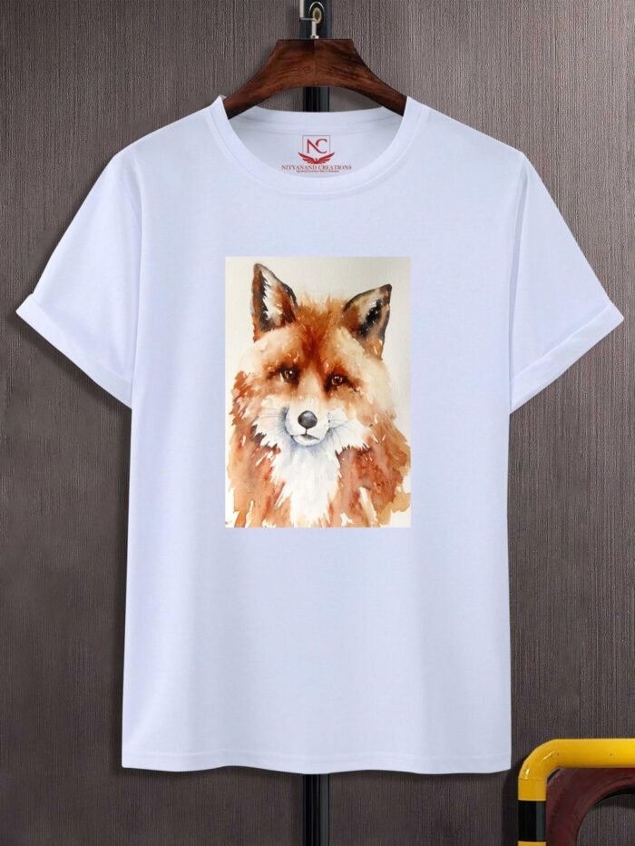"Red Fox" Graphic Printed T-Shirt